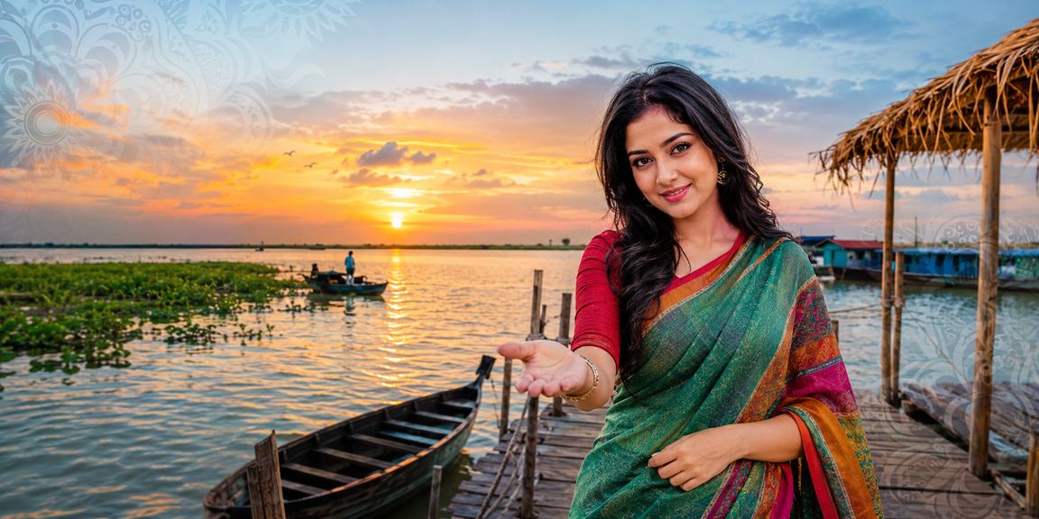 বাংলাদেশের ফুটবল বেটিং প্রতিমডেল তানুয়ার হাওরে